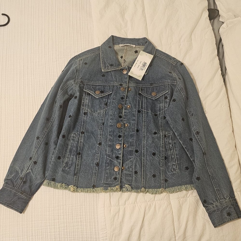 KEREN hart Blue Jean Jacket Classic Denim Style